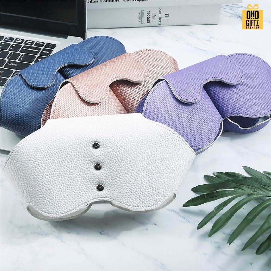 ถุงเก็บหูฟัง หนัง PU สกรีนชื่อ สกรีนโลโก้ ทำเป็นของพรีเมี่ยมได้ 