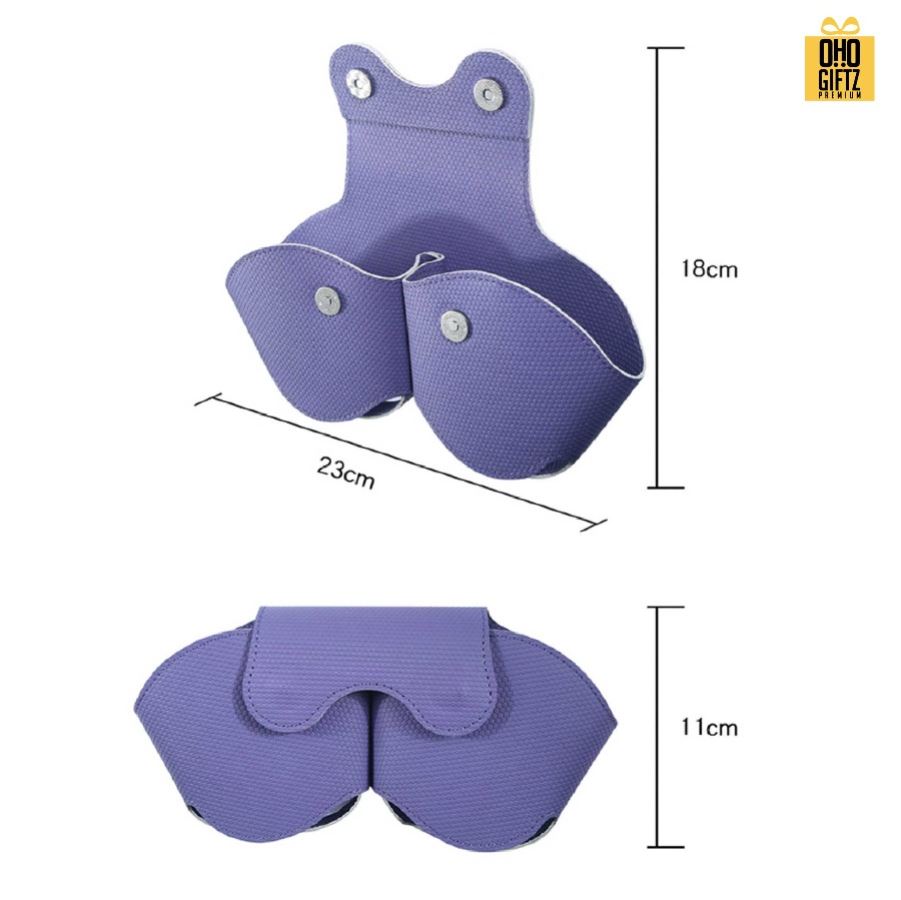 ถุงเก็บหูฟัง หนัง PU สกรีนชื่อ สกรีนโลโก้ ทำเป็นของพรีเมี่ยมได้ 