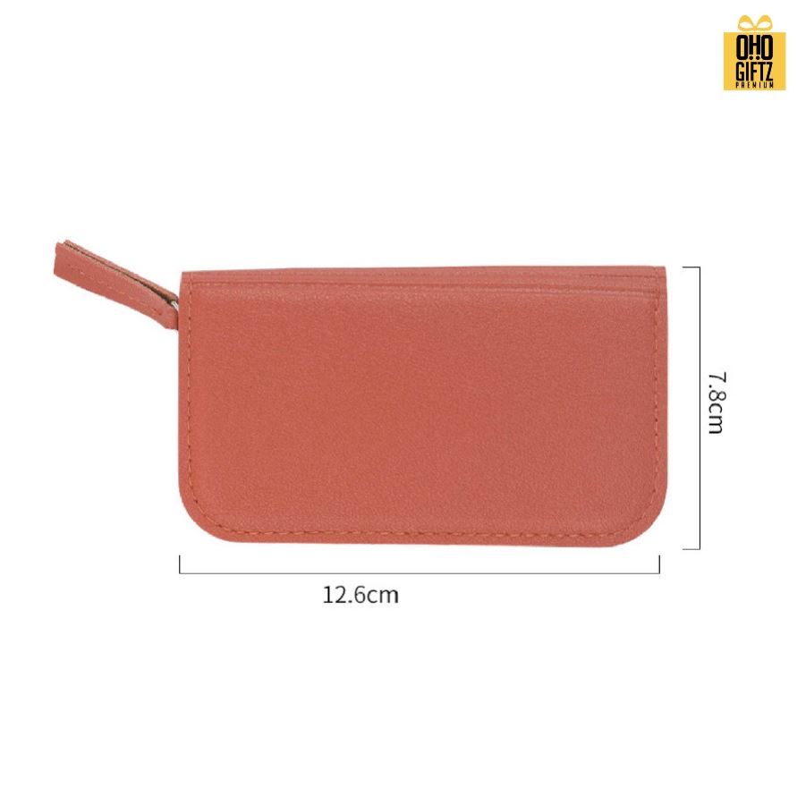 ชุดอุปกรณ์ตัดเล็บพร้อมกระเป๋าหนัง PU สกรีนชื่อร้าน ทำเป็นของพรีเมี่ยมได้