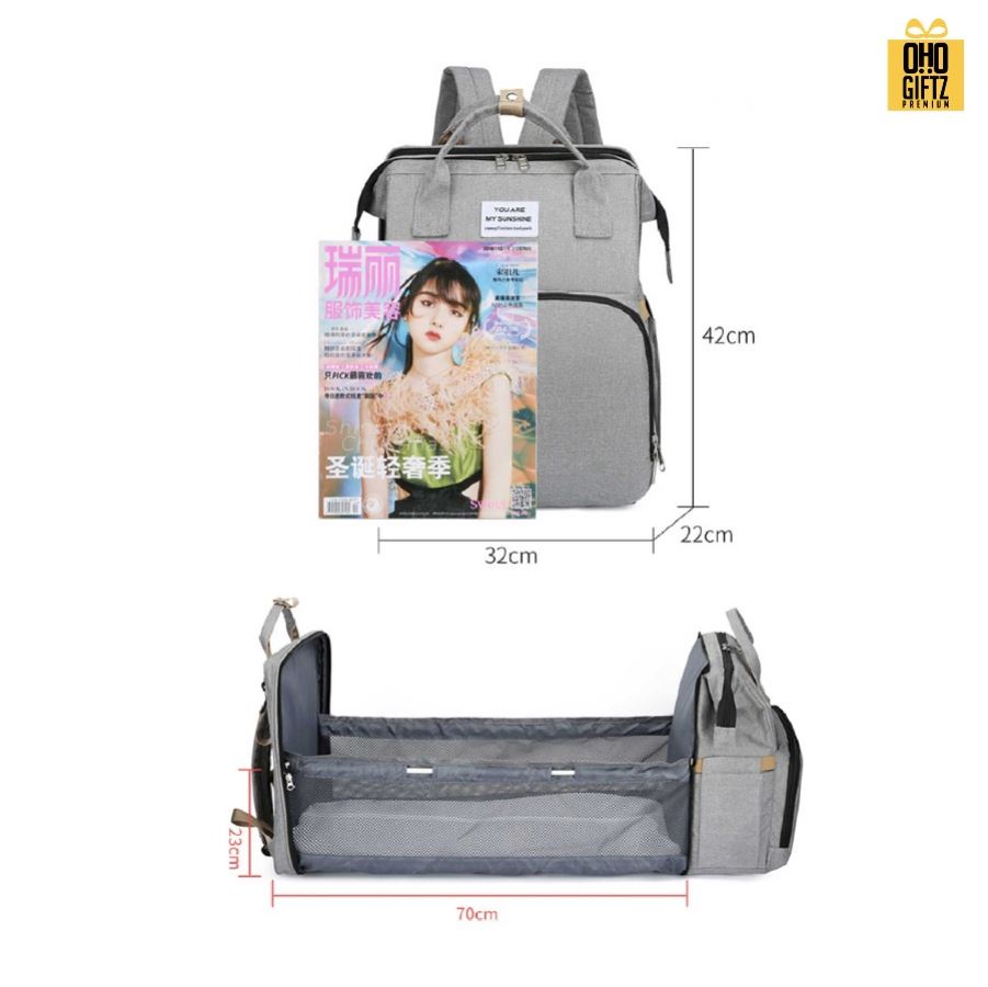 กระเป๋าคุณแม่ลูกอ่อน ใส่ขวดนมได้ สกรีนโลโก้ ทำเป็นของพรีเมี่ยมได้