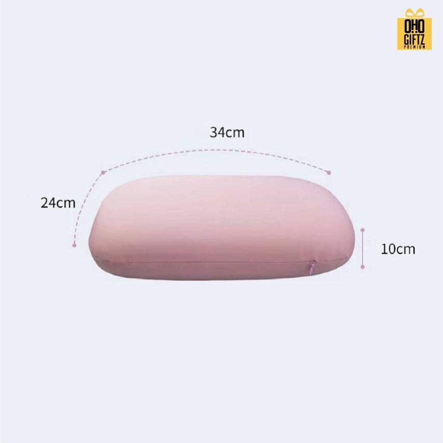 หมอนงีบหมอนพิงหลัง Memory foam สกรีนโลโก้ ทำเป็นของพรีเมี่ยมได้ 