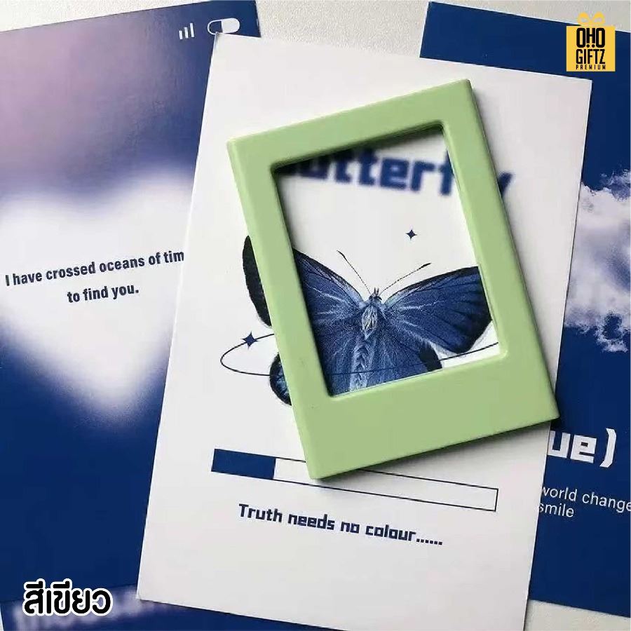 กรอบรูปแม่เหล็กติดตู้เย็น สกรีนโลโก้ ทำเป็นของพรีเมี่ยมได้