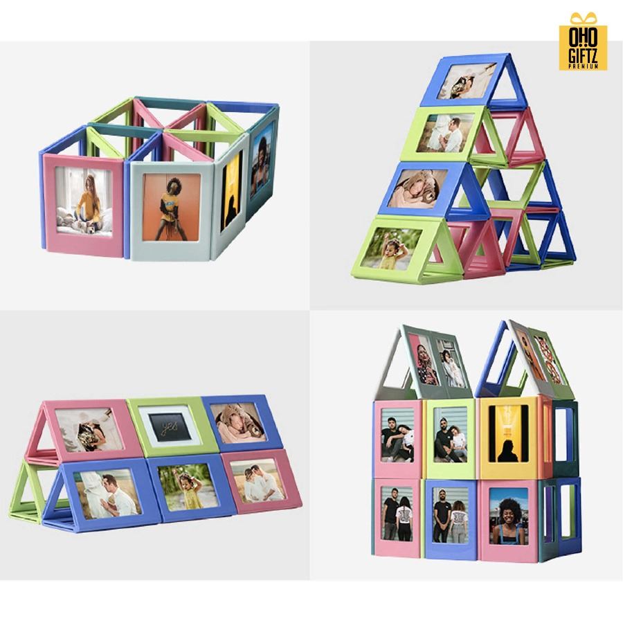 กรอบรูปแม่เหล็กติดตู้เย็น สกรีนโลโก้ ทำเป็นของพรีเมี่ยมได้