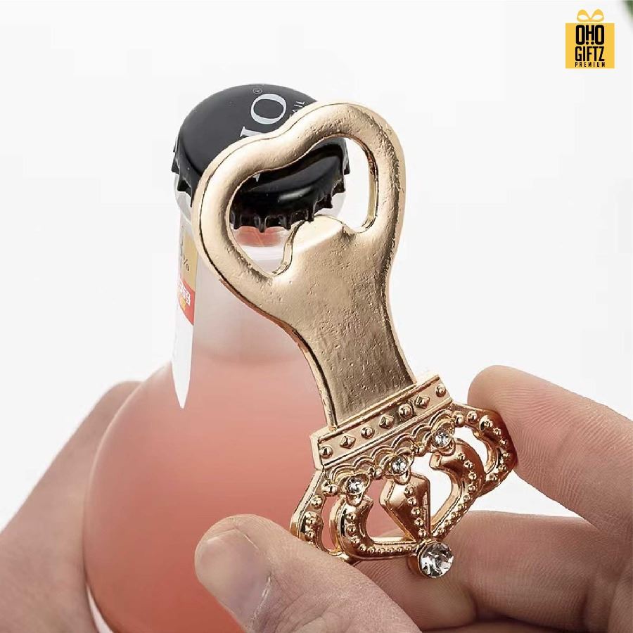 ที่เปิดขวดมงกุฎทอง ทำเป็นของพรีเมี่ยม ของชำร่วยงานเเต่งงานได้