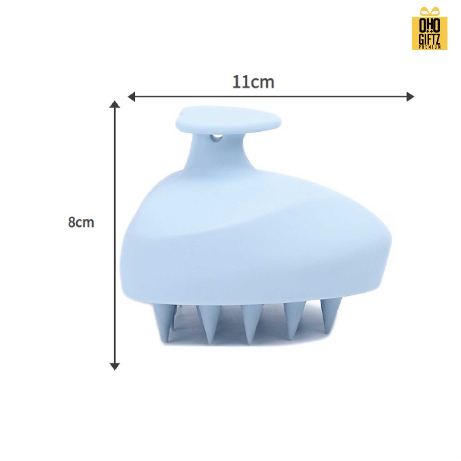 แปรงนวดผมทรงหัวใจ สกรีนโลโก้ ทำเป็นของพรีเมี่ยมได้