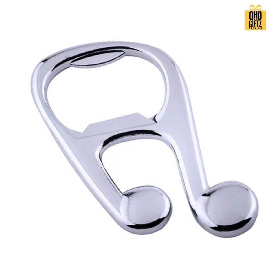 ที่เปิดขวดทรงโน๊ตดนตรี เลเซอร์โลโก้ฟรี 1 จุด สกรีนโลโก้  ทำเป็นของพรีเมี่ยมได้