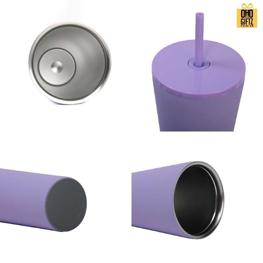 แก้วน้ำสแตนเลสทรงสูง สกรีนโลโก้ ทำเป็นของพรีเมี่ยมได้