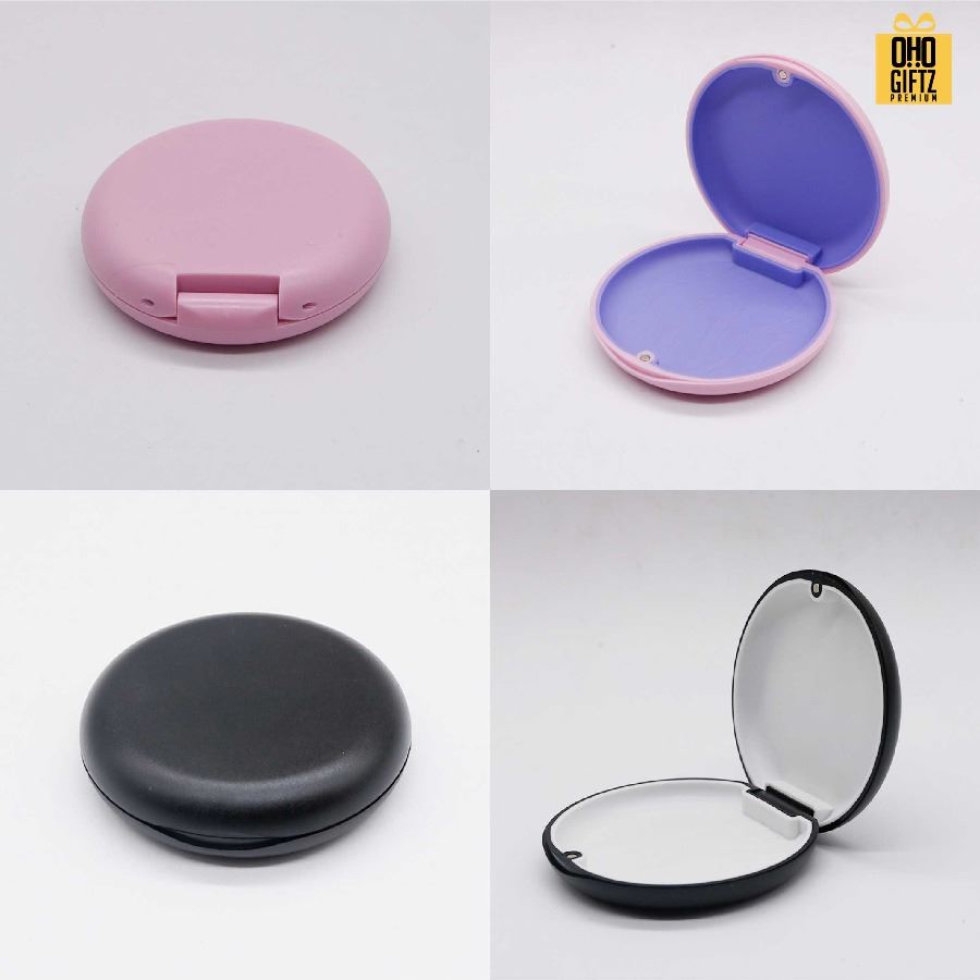 กล่องใส่รีเทนเนอร์ ปิดแบบแม่เหล็ก สกรีนโลโก้  ทำเป็นของพรีเมี่ยมได้