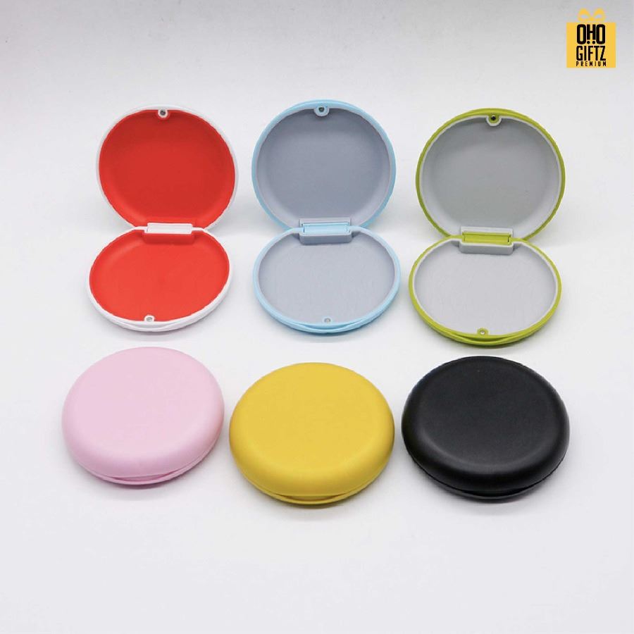 กล่องใส่รีเทนเนอร์ ปิดแบบแม่เหล็ก สกรีนโลโก้  ทำเป็นของพรีเมี่ยมได้