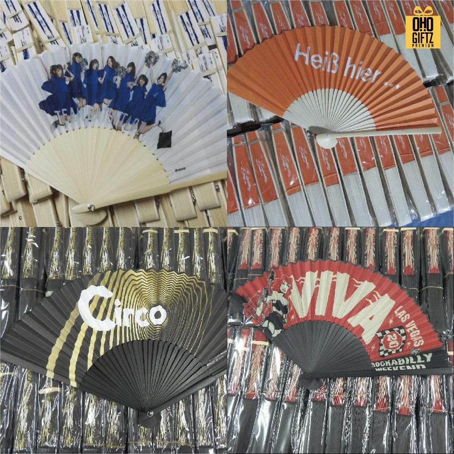 พัดจีนก้านไม้ไผ่ รับผลิตราคาโรงงาน มีให้เลือกหลายแบบ ทำเป็นสินค้าพรีเมี่ยม ของชำร่วย ของที่ระลึกได้