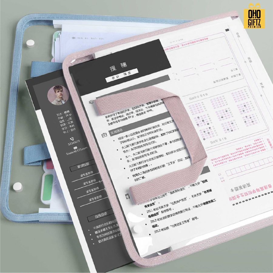 กระเป๋าใส่เอกสารใส PVC สกรีนโลโก้ ทำเป็นของพรีเมี่ยม ของชำร่วยได้