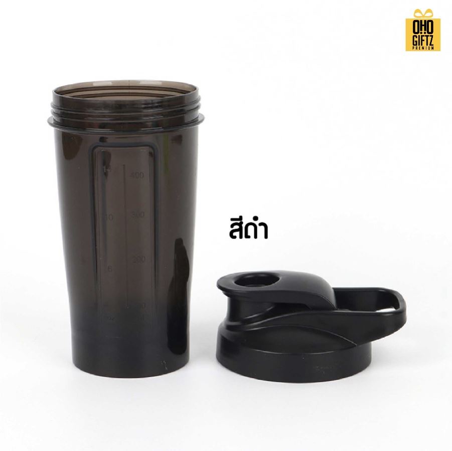 กระบอกเชคสีสดใส สกรีนโลโก้ ทำเป็นของพรีเมี่ยมได้