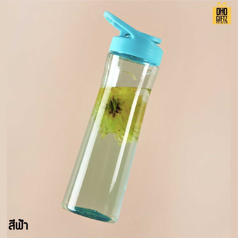 กระบอกพลาสติกใสแบบพกพา สกรีนโลโก้ ทำเป็นของพรีเมี่ยมได้