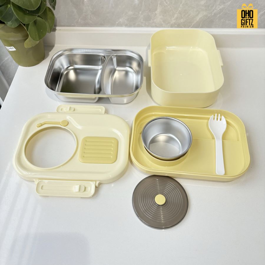 กล่องข้าวทรงวิทยุ สกรีนโลโก้ ทำเป็นของพรีเมี่ยมได้