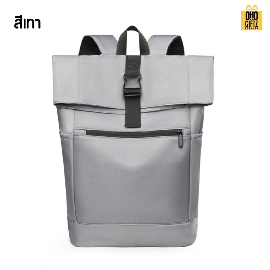 กระเป๋าเป้สะพายหลังไนลอน สกรีนโลโก้ ทำเป็นของพรีเมี่ยม