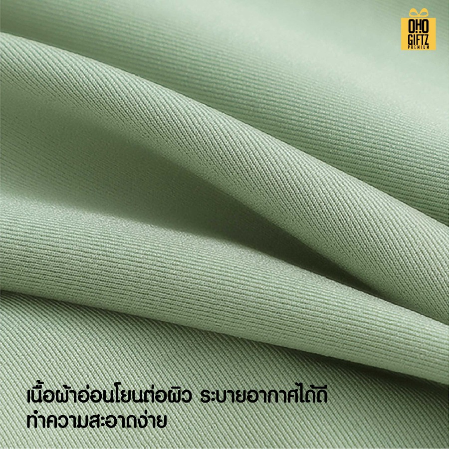 หมอนพิงหลัง Memory Foam สกรีนโลโก้ ทำเป็นของพรีเมี่ยมได้ 
