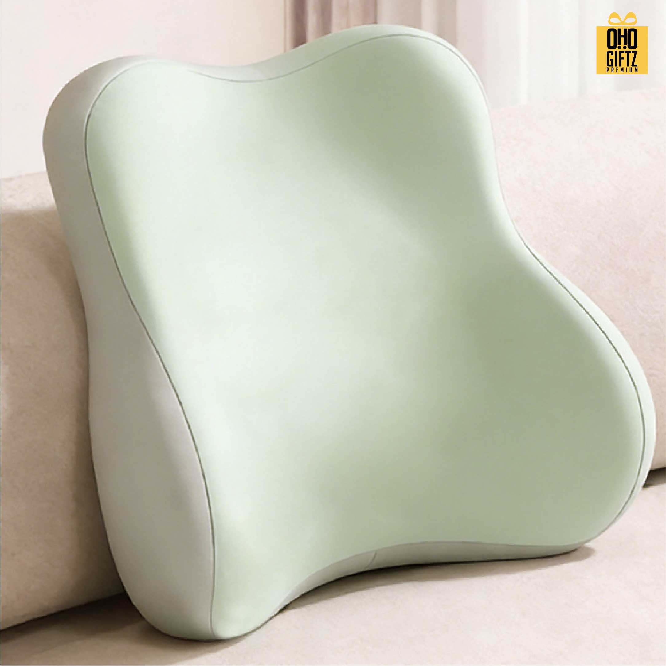 หมอนพิงหลัง Memory Foam สกรีนโลโก้ ทำเป็นของพรีเมี่ยมได้ 
