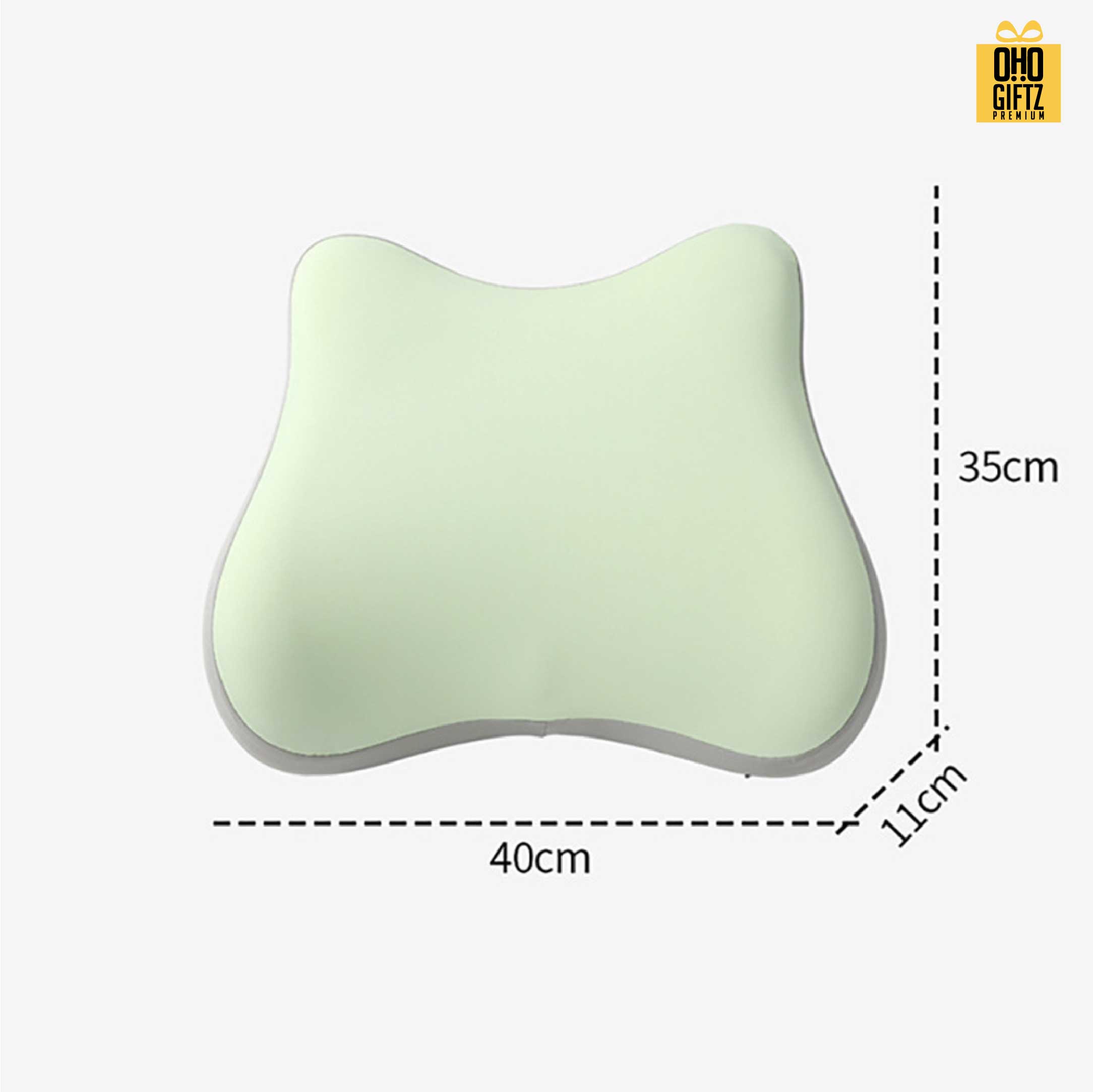 หมอนพิงหลัง Memory Foam สกรีนโลโก้ ทำเป็นของพรีเมี่ยมได้ 