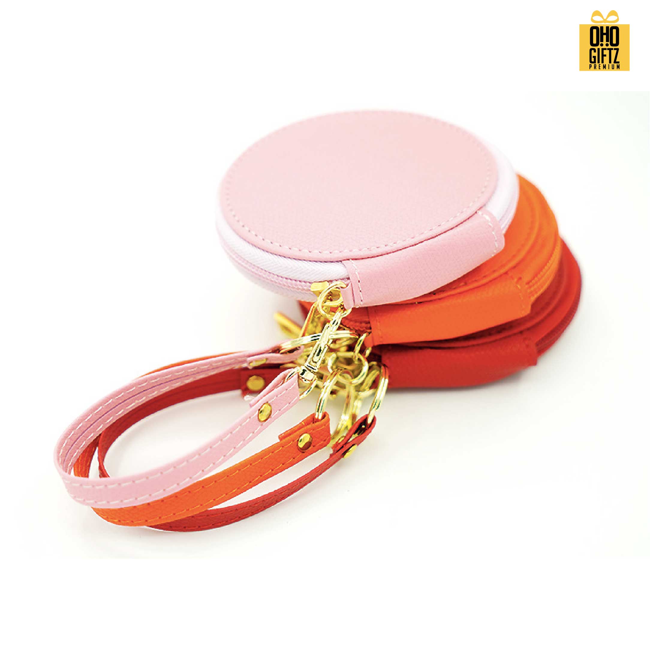 กระเป๋าใส่เหรียญ หนัง PU สกรีนโลโก้ ทำเป็นของพรีเมี่ยมได้