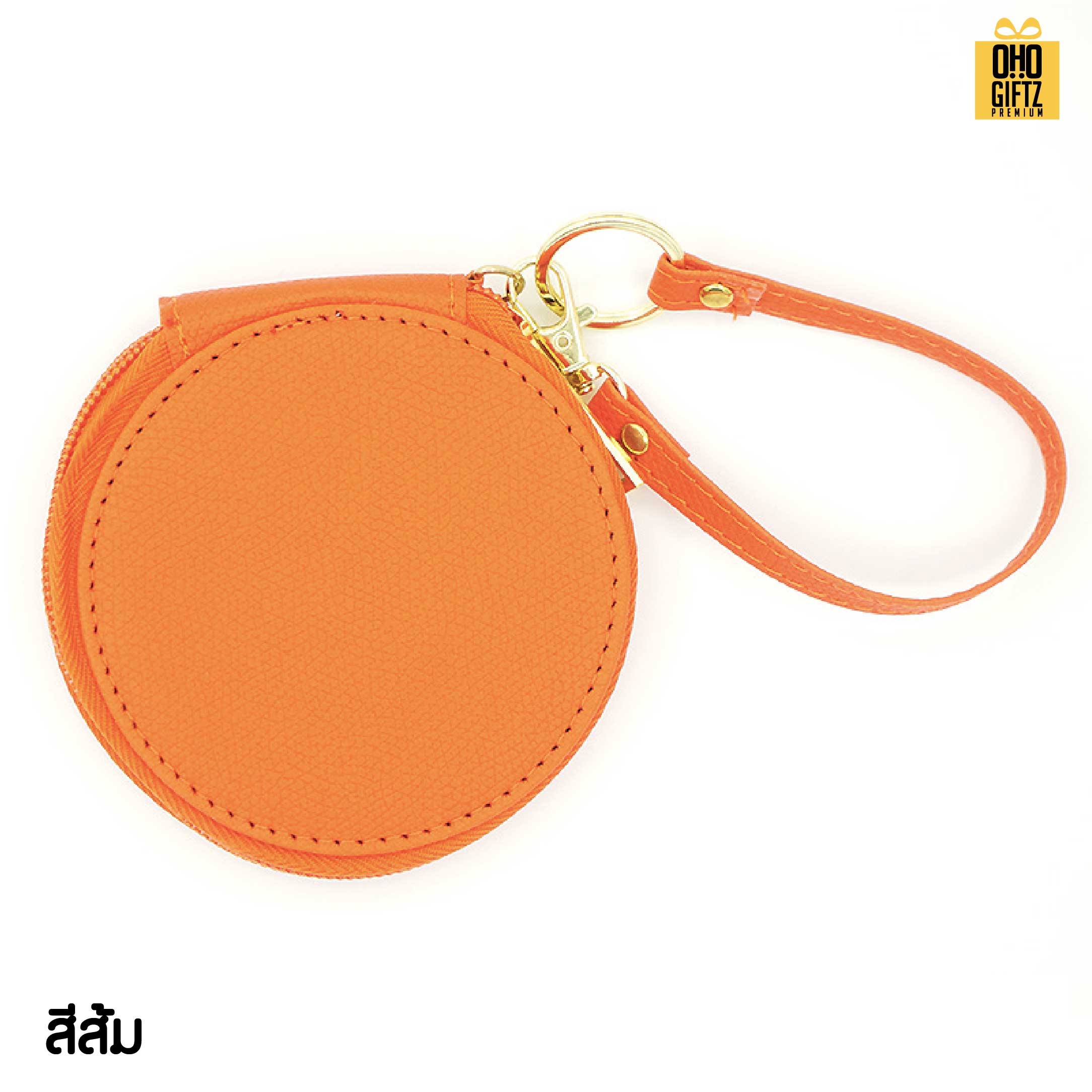 กระเป๋าใส่เหรียญ หนัง PU สกรีนโลโก้ ทำเป็นของพรีเมี่ยมได้