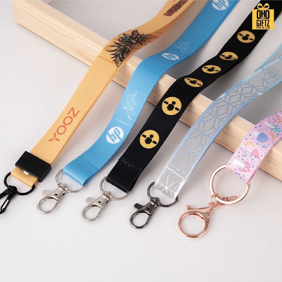 สายคล้องบัตรพนักงาน รับผลิตสกรีนไม่จำกัดสี สกรีนชื่อ สกรีนโลโก้ ทำเป็นของพรีเมี่ยมได้