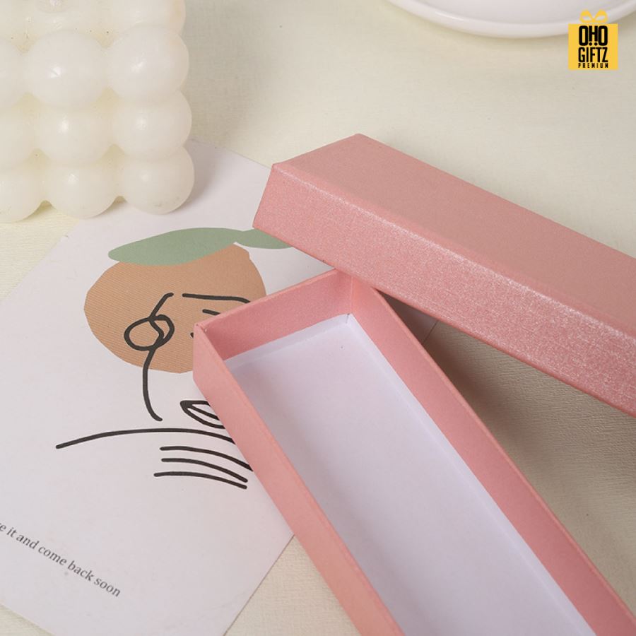 กล่องใส่พัดจีน สกรีนโลโก้ ทำเป็นของพรีเมี่ยม 