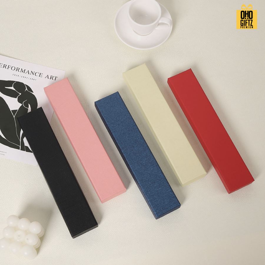 กล่องใส่พัดจีน สกรีนโลโก้ ทำเป็นของพรีเมี่ยม 