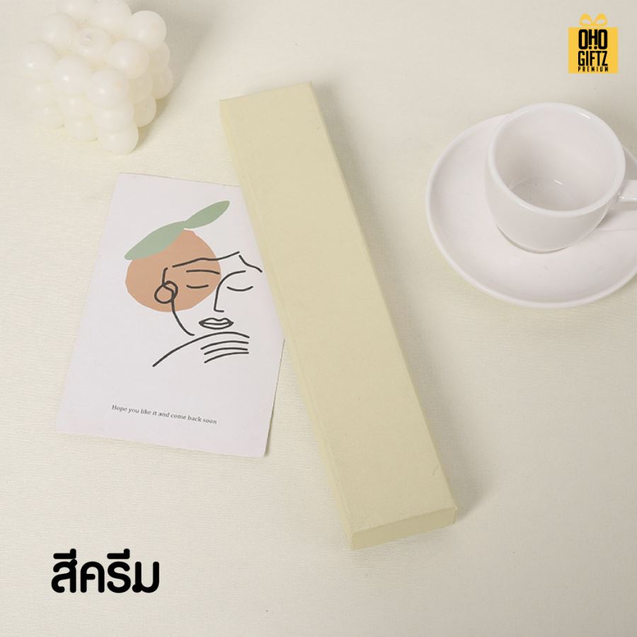 กล่องใส่พัดจีน สกรีนโลโก้ ทำเป็นของพรีเมี่ยม 