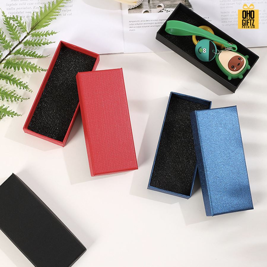 กล่องใส่พวงกุญแจ สกรีนโลโก้ ทำเป็นของพรีเมี่ยม 