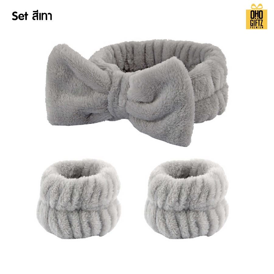 ที่คาดผมล้างหน้า สกรีนชื่อ สกรีนโลโก้ ทำเป็นของพรีเมี่ยมได้