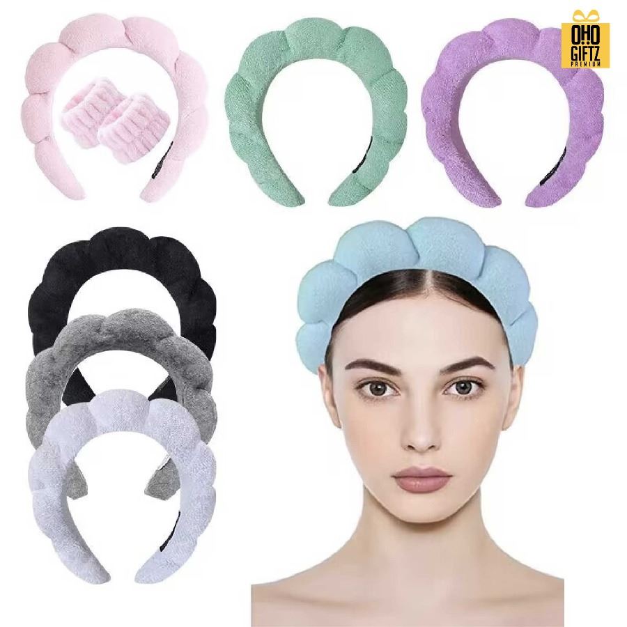 ที่คาดผมล้างหน้า สกรีนชื่อ สกรีนโลโก้ ทำเป็นของพรีเมี่ยมได้