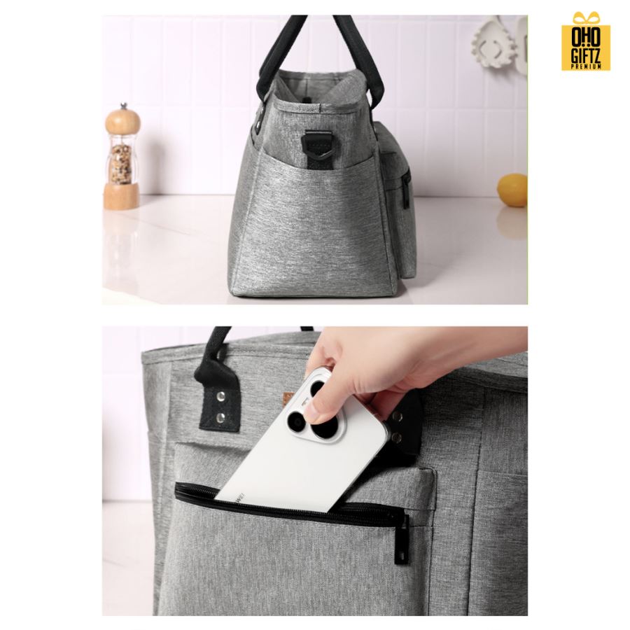 กระเป๋าใส่ของขนาดใหญ่ สกรีนโลโก้ ทำเป็นของพรีเมี่ยม ของชำร่วย