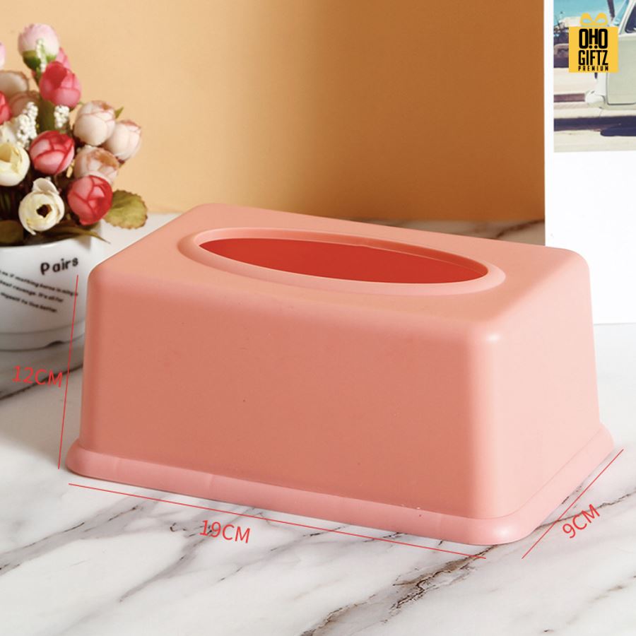 กล่องใส่ทิชชู่พลาสติก สกรีนโลโก้  ทำเป็นของพรีเมี่ยมได้