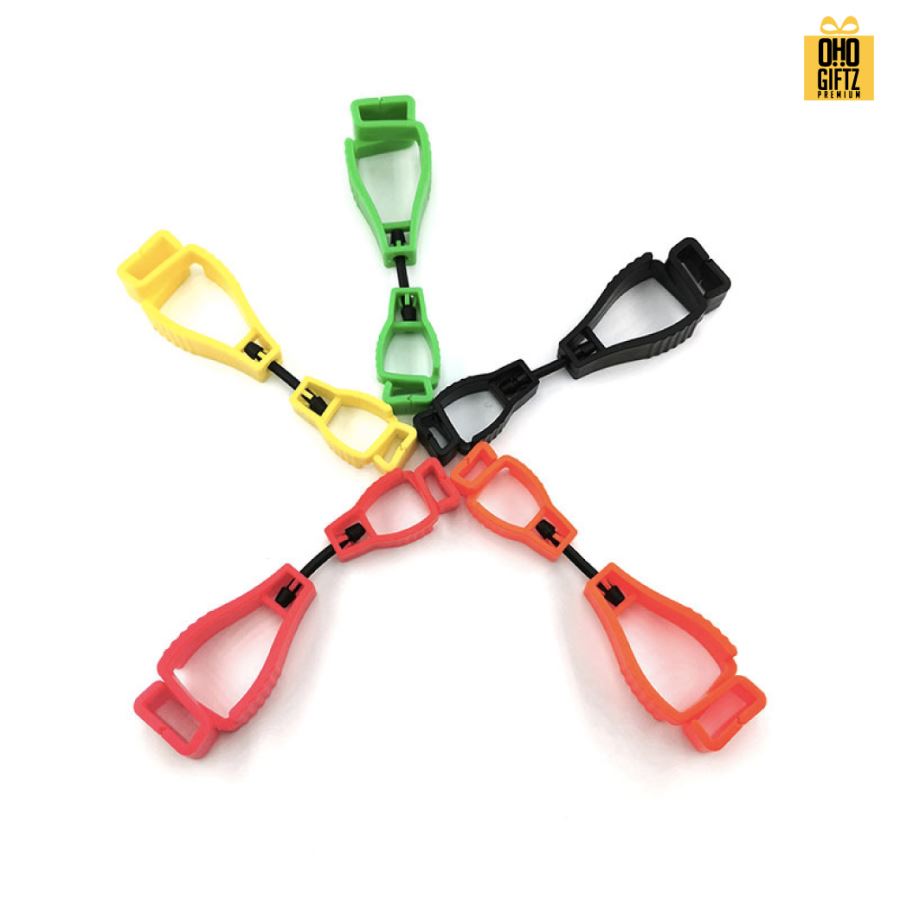 ตัวหนีบถุงมือช่างเพื่อความปลอดภัย สกรีนโลโก้  ทำเป็นของพรีเมี่ยมได้