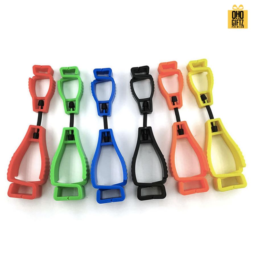 ตัวหนีบถุงมือช่างเพื่อความปลอดภัย สกรีนโลโก้  ทำเป็นของพรีเมี่ยมได้