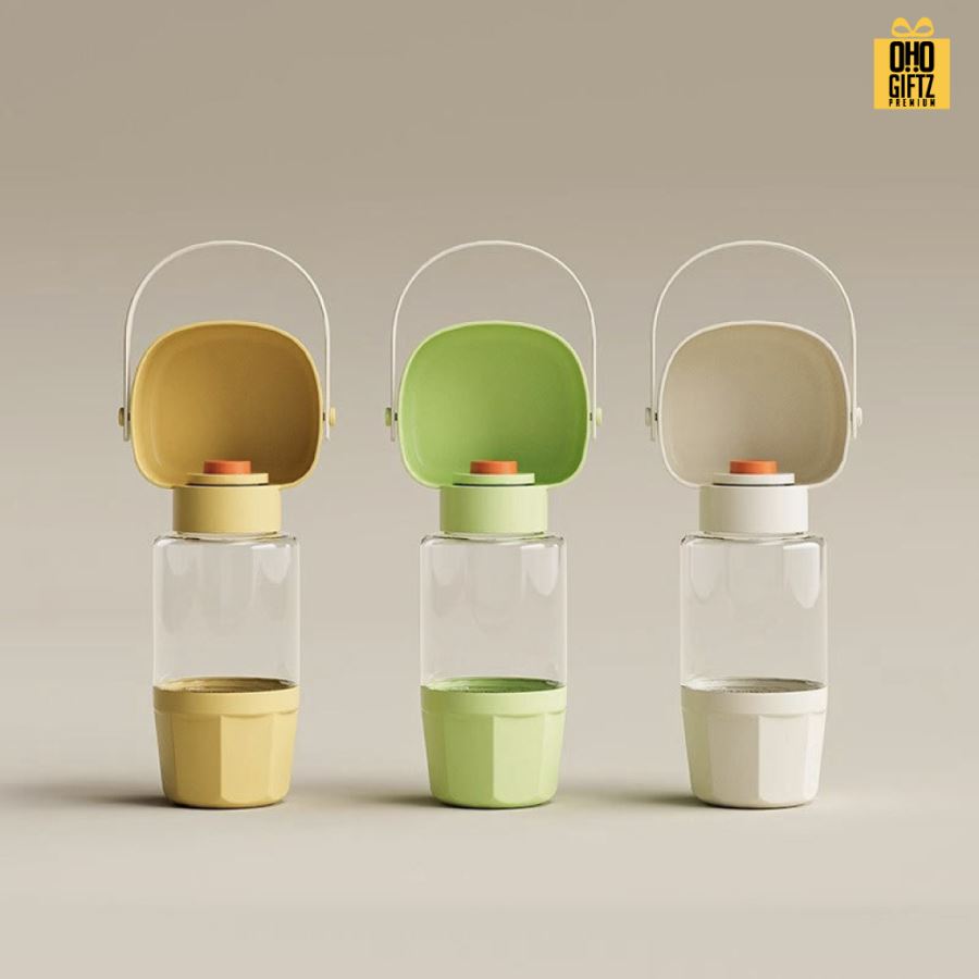 กระติกใส่น้ำสัตว์เลี้ยง สกรีนโลโก้  ทำเป็นของพรีเมี่ยมได้