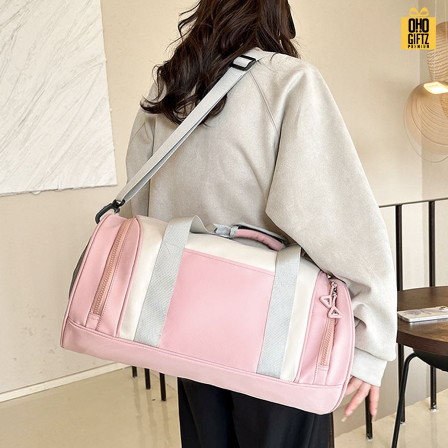 กระเป๋าไปยิม สกรีนโลโก้ ทำเป็นของพรีเมี่ยมได้