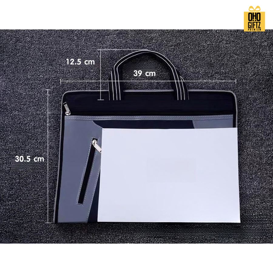 กระเป๋าถือใส่เอกสารกันน้ำ  สกรีนโลโก้ ทำเป็นของพรีเมี่ยม ของชำร่วยได้