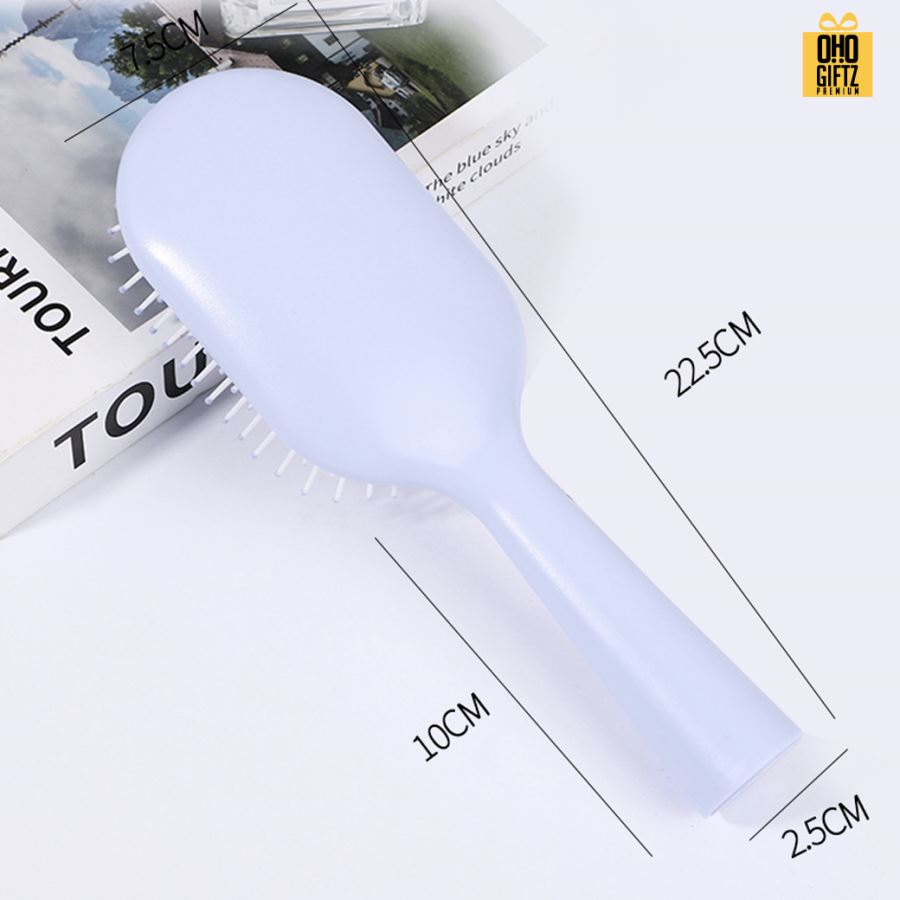 หวีแปรงสีพาสเทล สกรีนโลโก้  ทำเป็นของพรีเมี่ยมได้