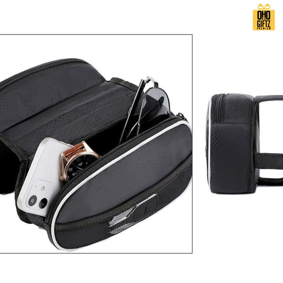 กระเป๋าคานหน้าจักรยาน สกรีนโลโก้ ทำเป็นของพรีเมี่ยมได้