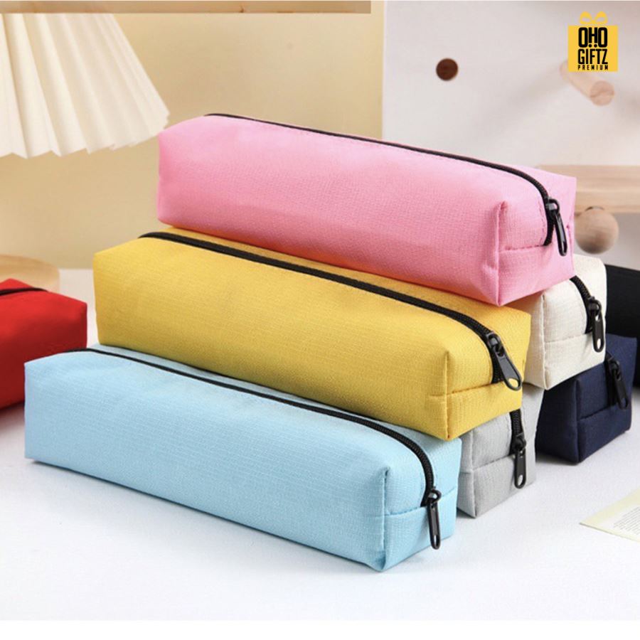 กระเป๋าผ้าใส่ดินสอ สกรีนโลโก้  ทำเป็นของพรีเมี่ยม