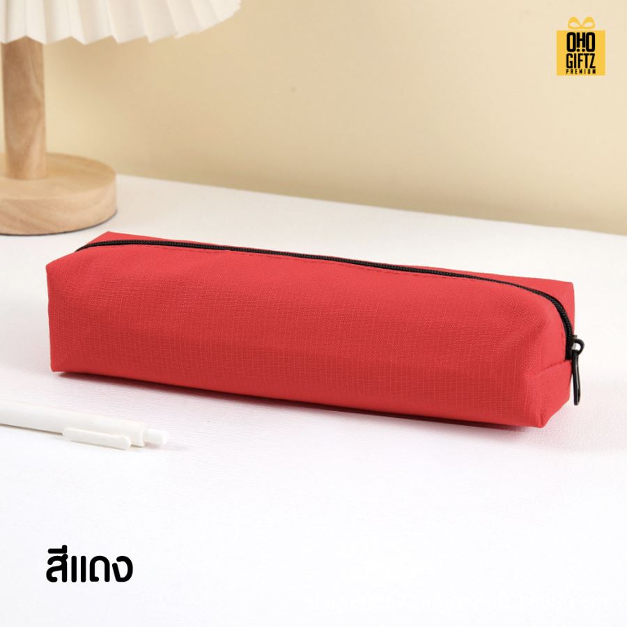 กระเป๋าผ้าใส่ดินสอ สกรีนโลโก้  ทำเป็นของพรีเมี่ยม