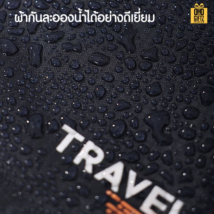 กระเป๋าเป้พับได้ สกรีนโลโก้ ทำเป็นของพรีเมี่ยม ของที่ระลึกได้