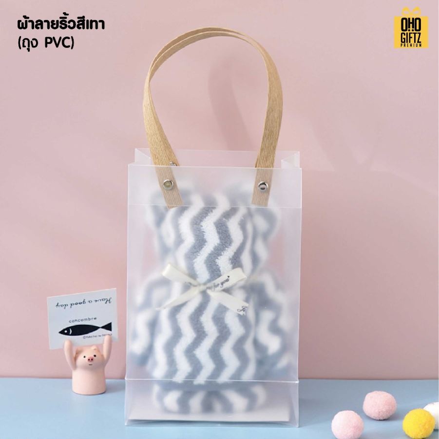 ผ้าขนหนูหมี ผลิตโลโก้ ติดลาเบล ทำเป็นของพรีเมี่ยมได้