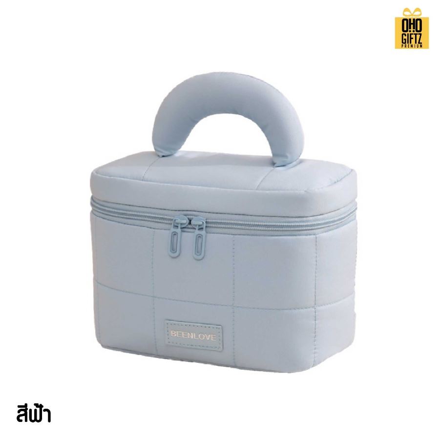 กระเป๋าใส่เครื่องสำอาง สกรีนโลโก้ ทำเป็นของพรีเมี่ยมได้