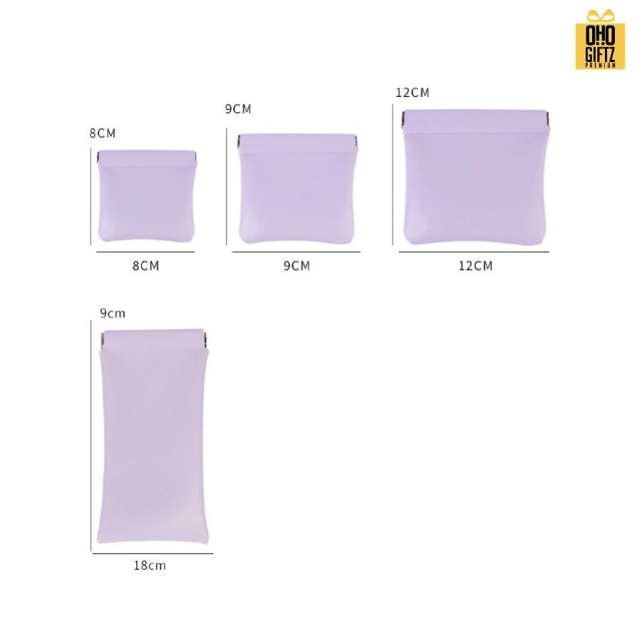 กระเป๋าฝาหนีบเก็บของจุกจิก สกรีนโลโก้ ทำเป็นของพรีเมี่ยมได้