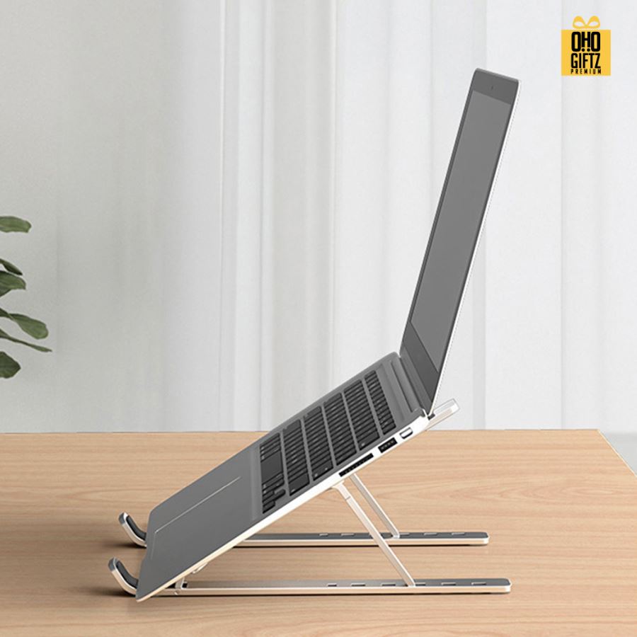 ที่วางแล็ปท็อปพับเก็บได้ สกรีนโลโก้  ทำเป็นของพรีเมี่ยมได้