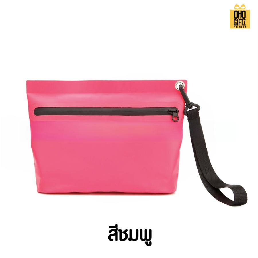 กระเป๋าพลาสติกกันน้ำ สกรีนโลโก้ ทำเป็นของพรีเมี่ยม
