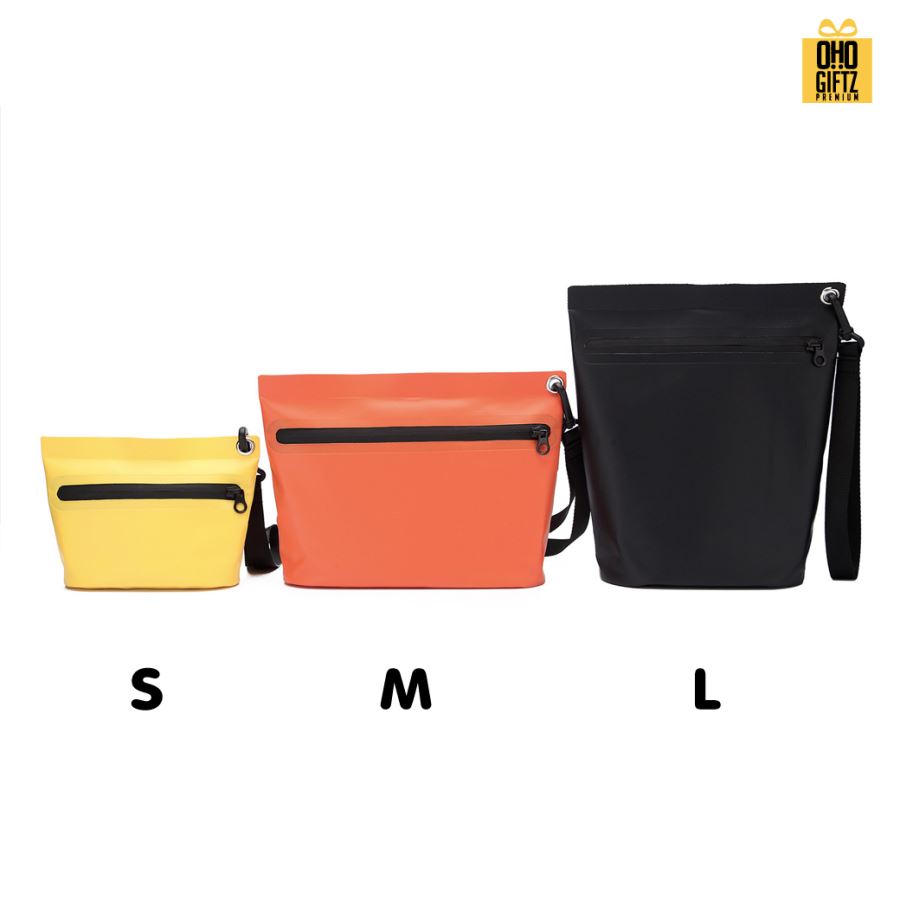 กระเป๋าพลาสติกกันน้ำ สกรีนโลโก้ ทำเป็นของพรีเมี่ยม