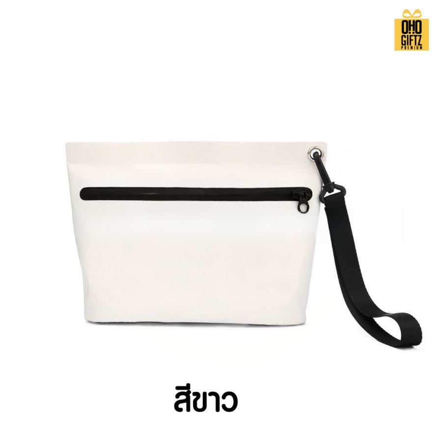 กระเป๋าพลาสติกกันน้ำ สกรีนโลโก้ ทำเป็นของพรีเมี่ยม
